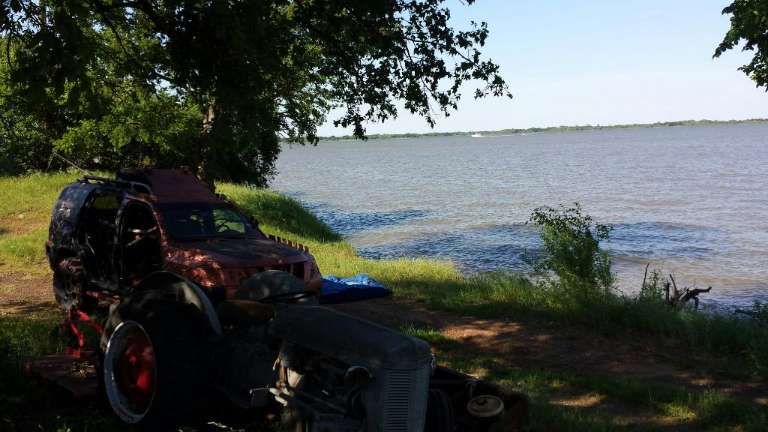 Lewisville Fishing Barge
