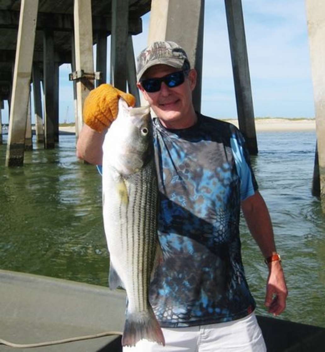 Beach bum fishing