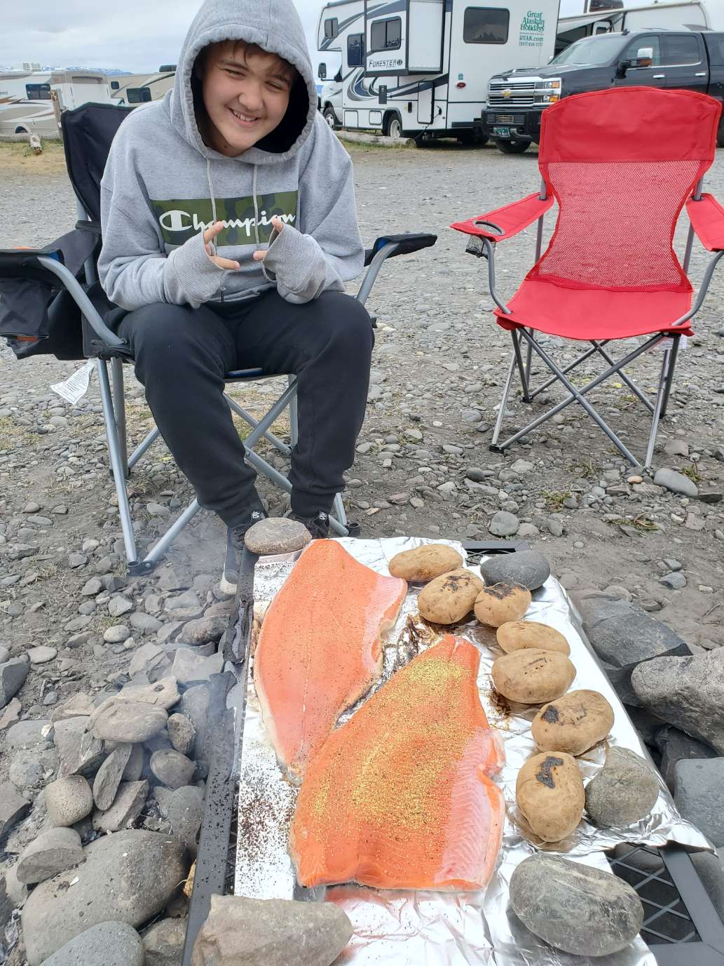 RV Camping by the Ocean